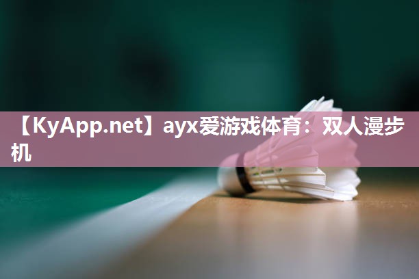 ayx爱游戏体育：双人漫步机