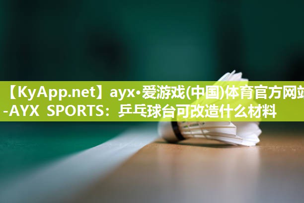 ayx·爱游戏(中国)体育官方网站-AYX SPORTS：乒乓球台可改造什么材料